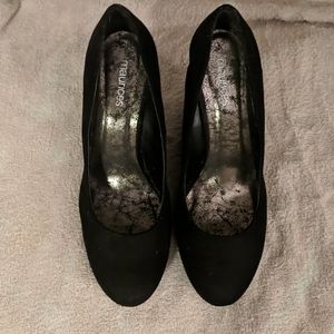 Black Maurice wedge heels Size 10